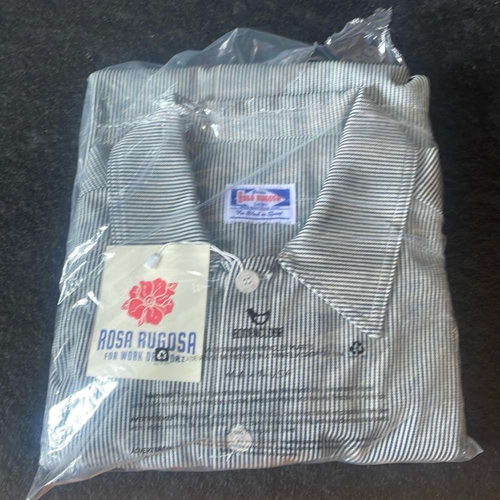 Rosa Rugosa gwynne long sleeve shirt medium